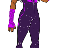 Galaxy-Girl-Character-Model