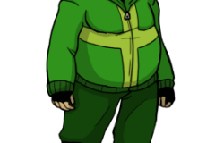 Manga-Frog-Character-Model